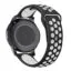 Silicone Sport Strap Any Watch Size 20MM - Black-White