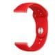 Rubber Basic Strap Any Watch Size 22MM - Red