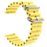 Rubber Ultra Strap Any Watch Size 22MM - Yellow