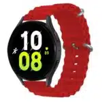 Rubber Ultra Strap Any Watch Size 22MM - Red