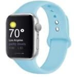 Silicone Basic Strap for Apple Watch - light blue