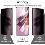 Privacy Screen Protector For Reno 10 Pro Plus - Not A Glass - Image 2