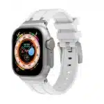 Gold Head Buckle Silicone Strap for Apple Watch - Image 3