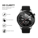 3 Screen Protector TPU Hydrogel for Amazfit GTR 4 - Not A Glass - Image 5