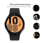 3 Screen Protector TPU Hydrogel for Samsung Watch 4 40mm - Not A Glass - Image 5