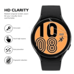3 Screen Protector TPU Hydrogel for Samsung Watch 4 40mm - Not A Glass - Image 2