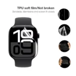 3 Screen Protector TPU Hydrogel for Apple Watch 45 MM - Not A Glass - Image 5