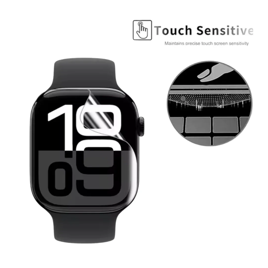 3 Screen Protector TPU Hydrogel for Apple Watch 45 MM - Not A Glass - Image 2