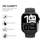 3 Screen Protector TPU Hydrogel for Apple Watch 45 MM - Not A Glass - Image 3
