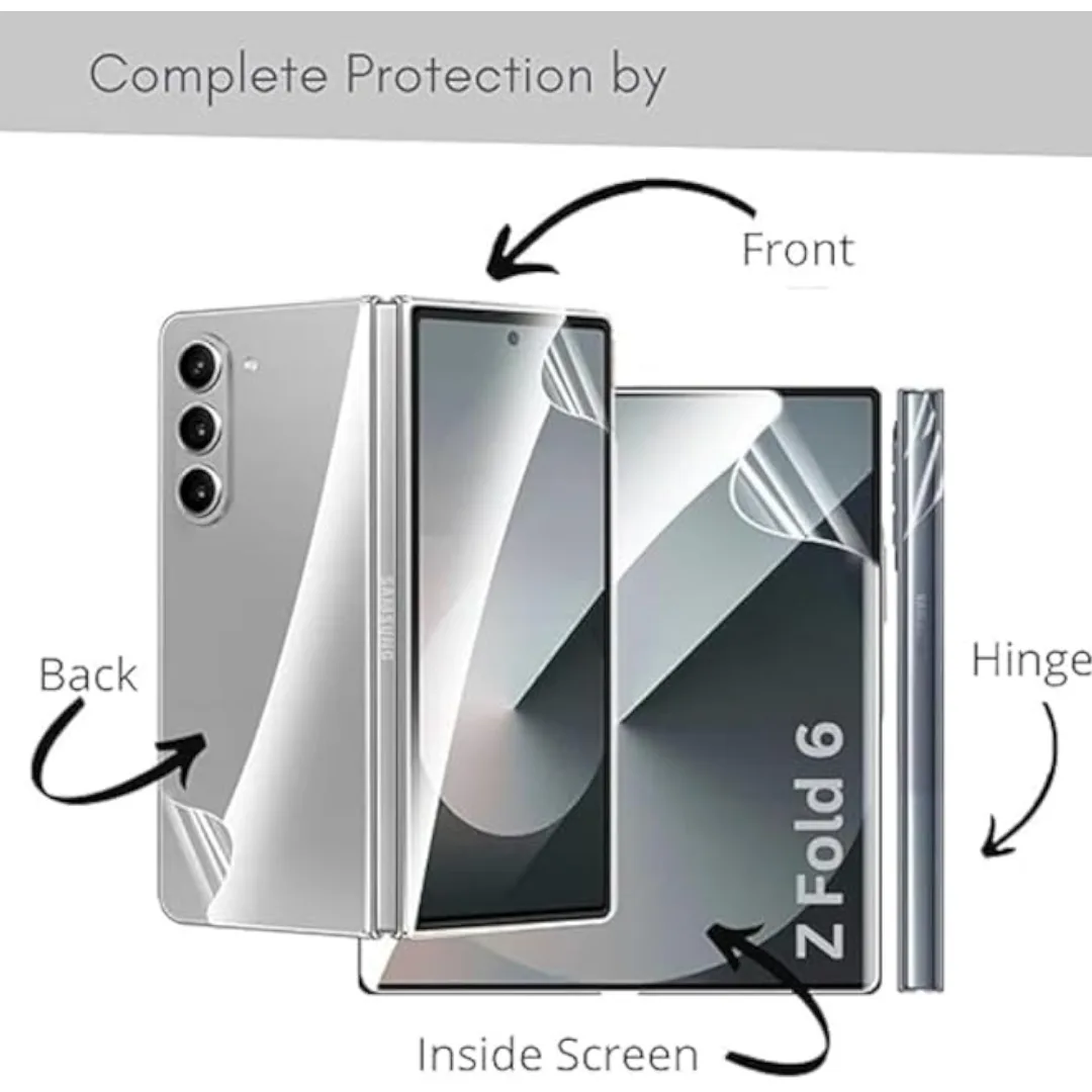 Hydrogel Screen Protector for Samsung Z Fold 6 - Not A Glass - Image 2